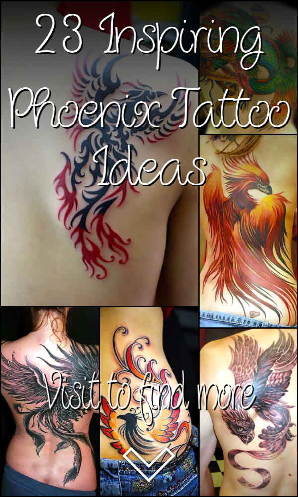 23 Inspiring Phoenix Tattoo Ideas