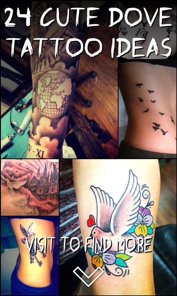 24 Cute Dove Tattoo Ideas