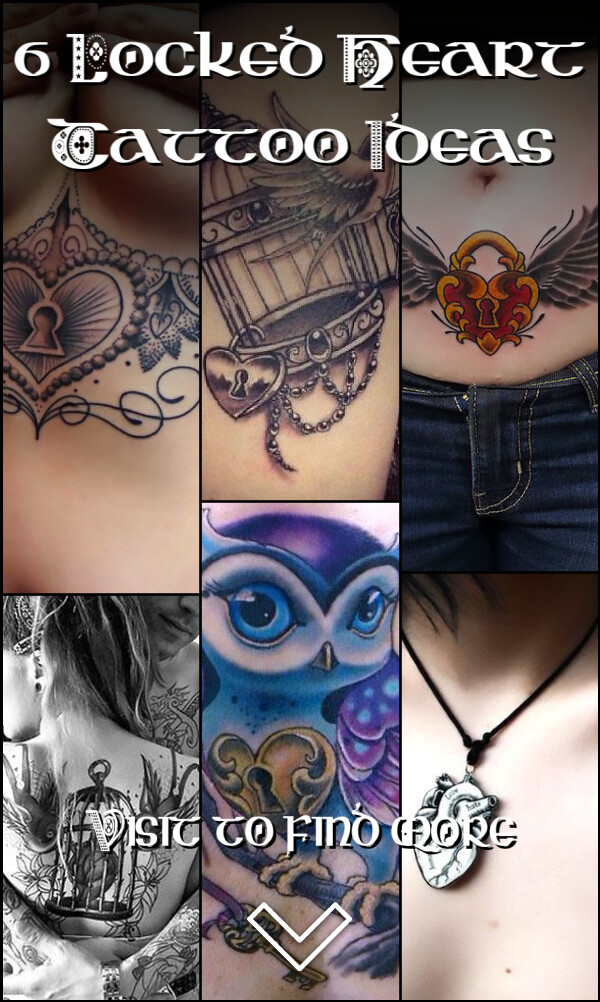 6 Locked Heart Tattoo Ideas