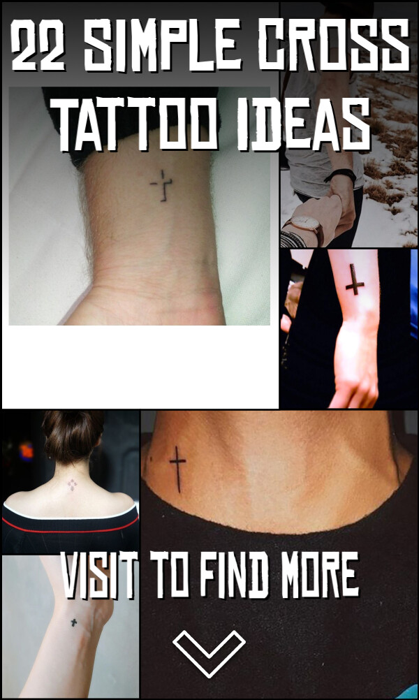 22 Simple Cross Tattoo Ideas