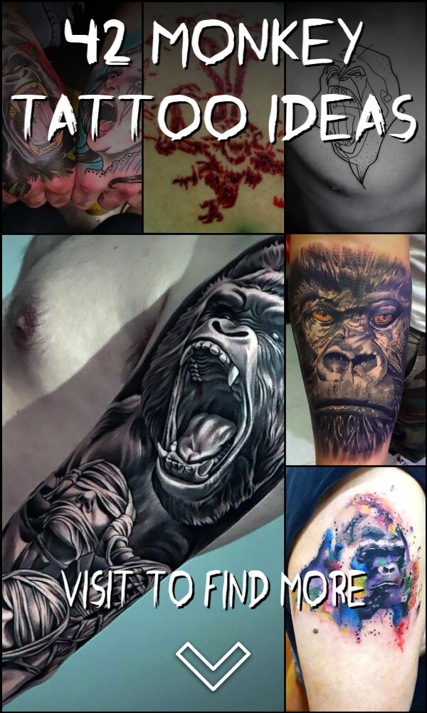 42 Monkey Tattoo Ideas