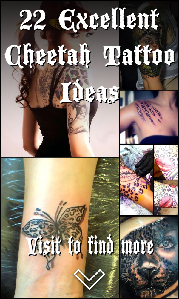 22 Excellent Cheetah Tattoo Ideas