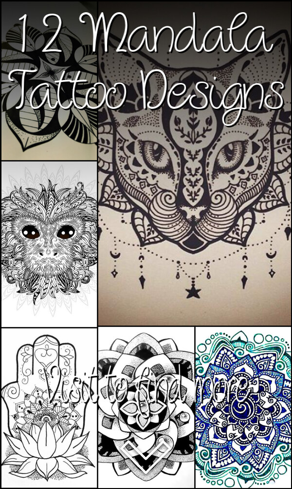 12 Mandala Tattoo Designs