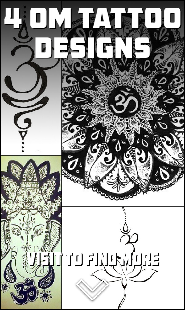 4 Om Tattoo Designs