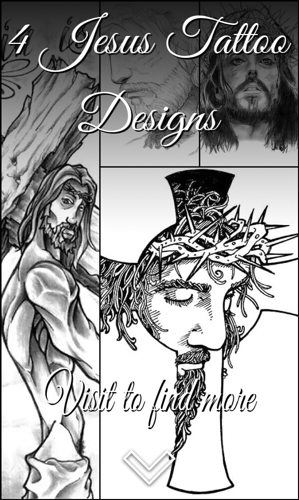 4 Jesus Tattoo Designs