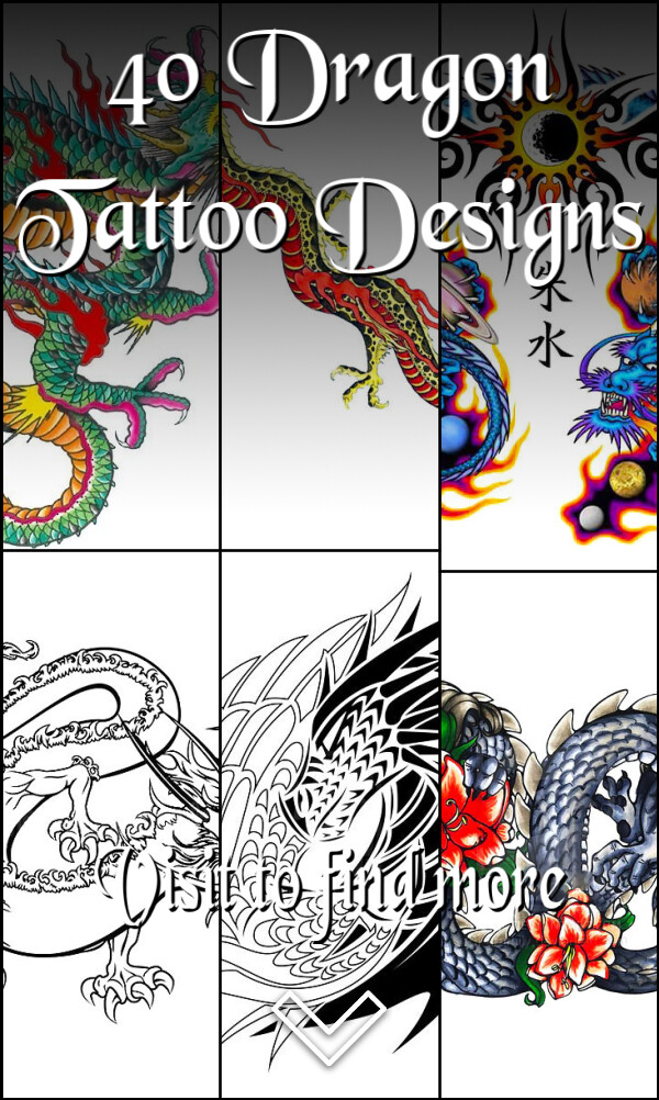 40 Dragon Tattoo Designs