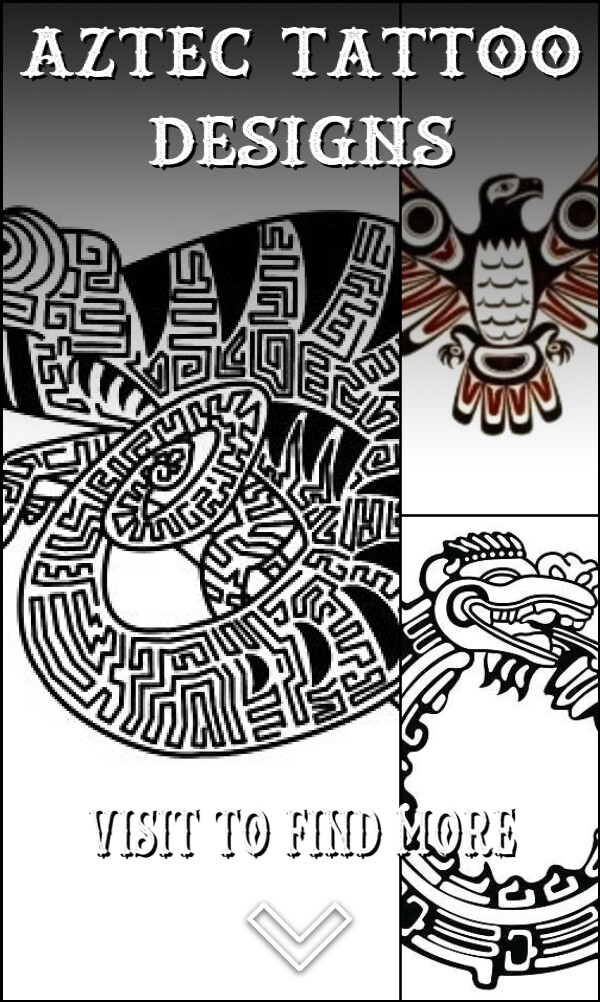 4 Aztec Tattoo Designs