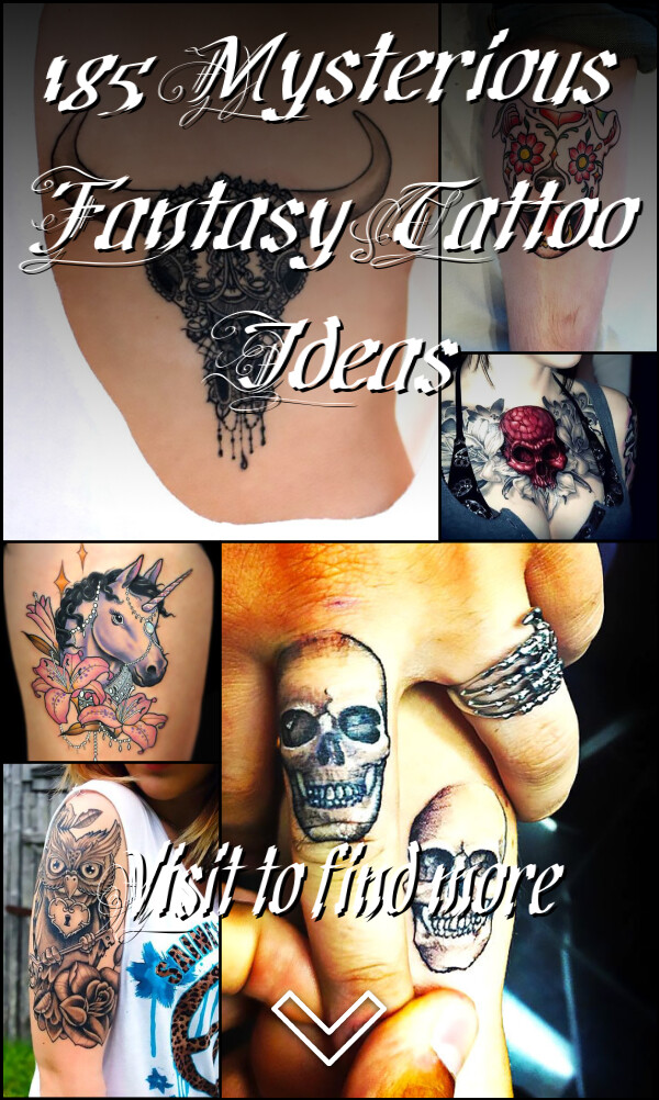 185 Mysterious Fantasy Tattoo Ideas