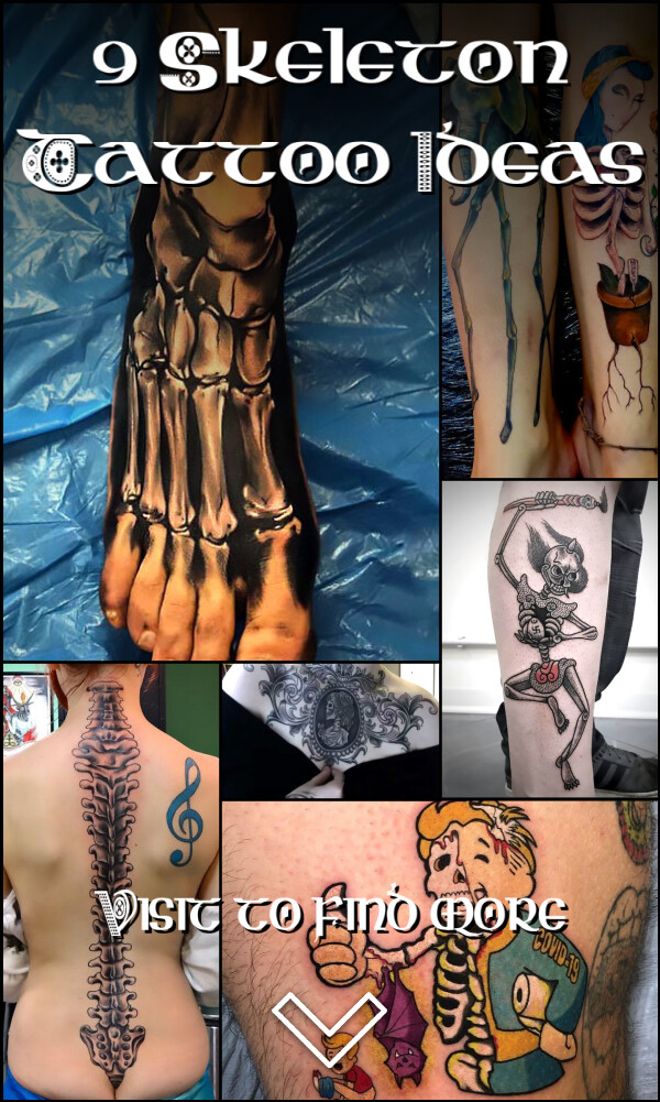 9 Skeleton Tattoo Ideas