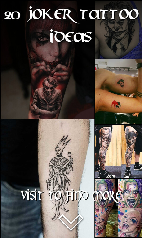 20 Joker Tattoo Ideas