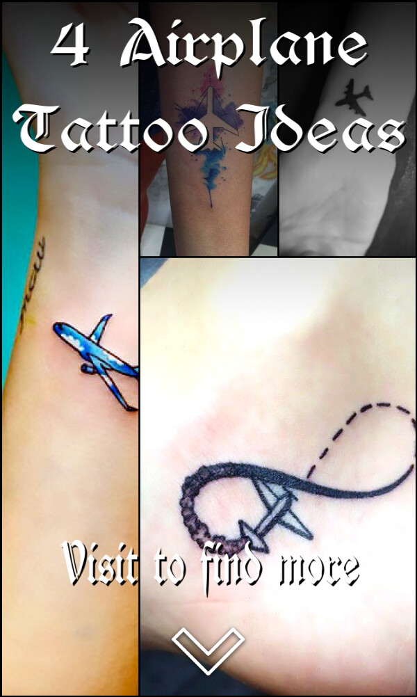 4 Airplane Tattoo Ideas