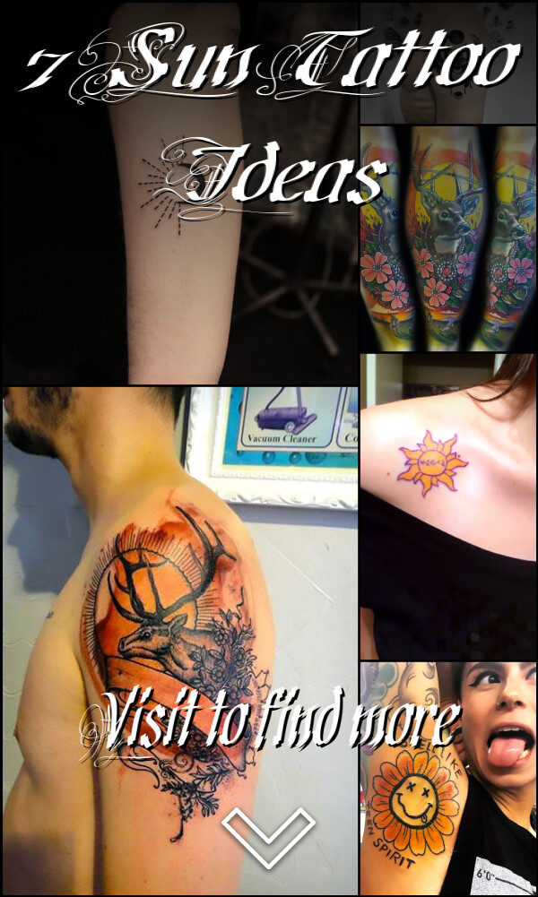 7 Sun Tattoo Ideas