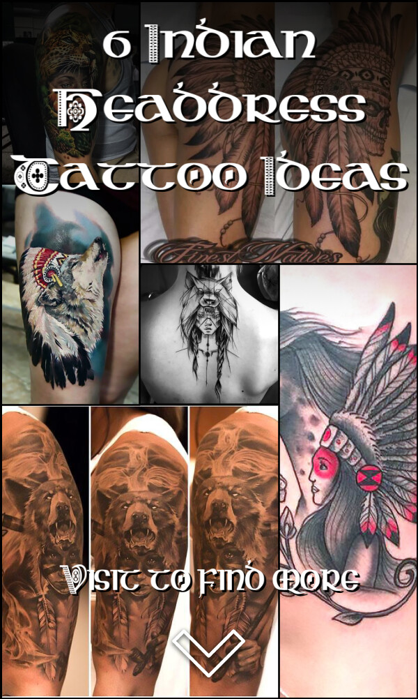 6 Indian Headdress Tattoo Ideas