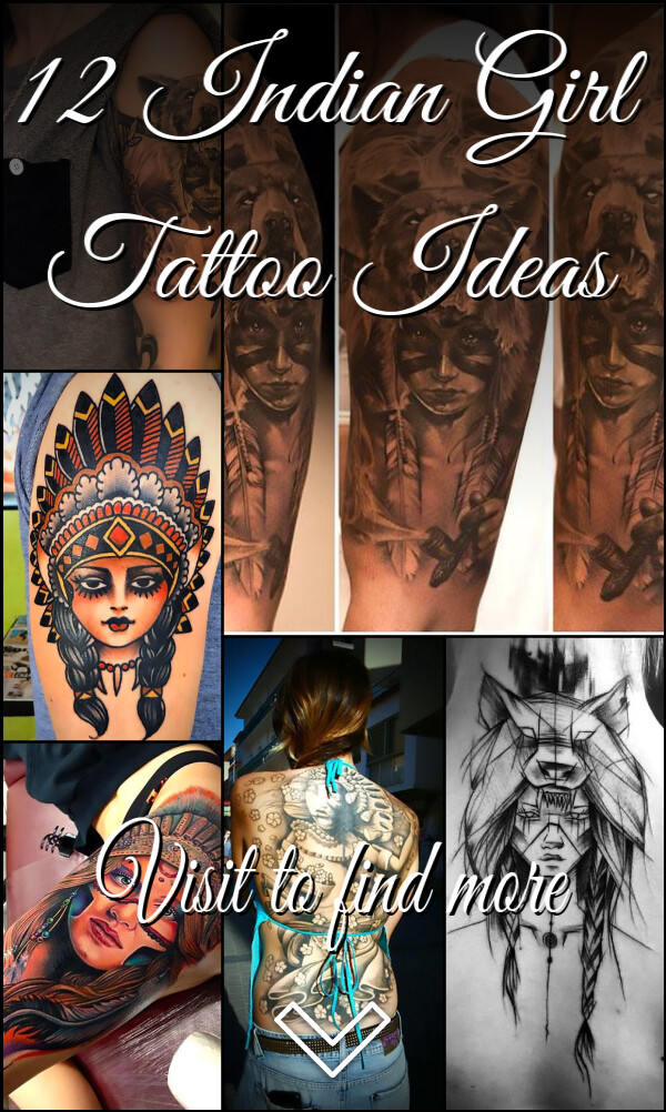 12 Indian Girl Tattoo Ideas