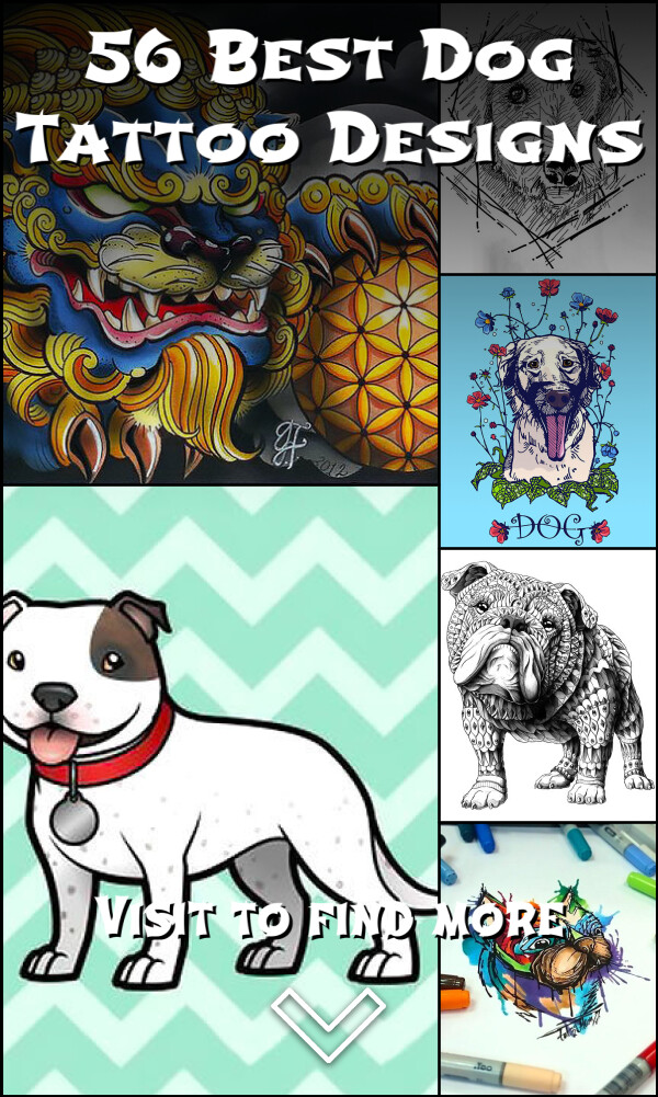 56 Best Dog Tattoo Designs