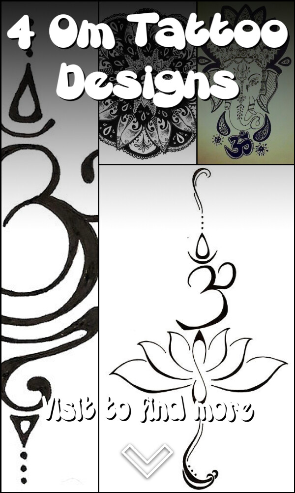 4 Om Tattoo Designs