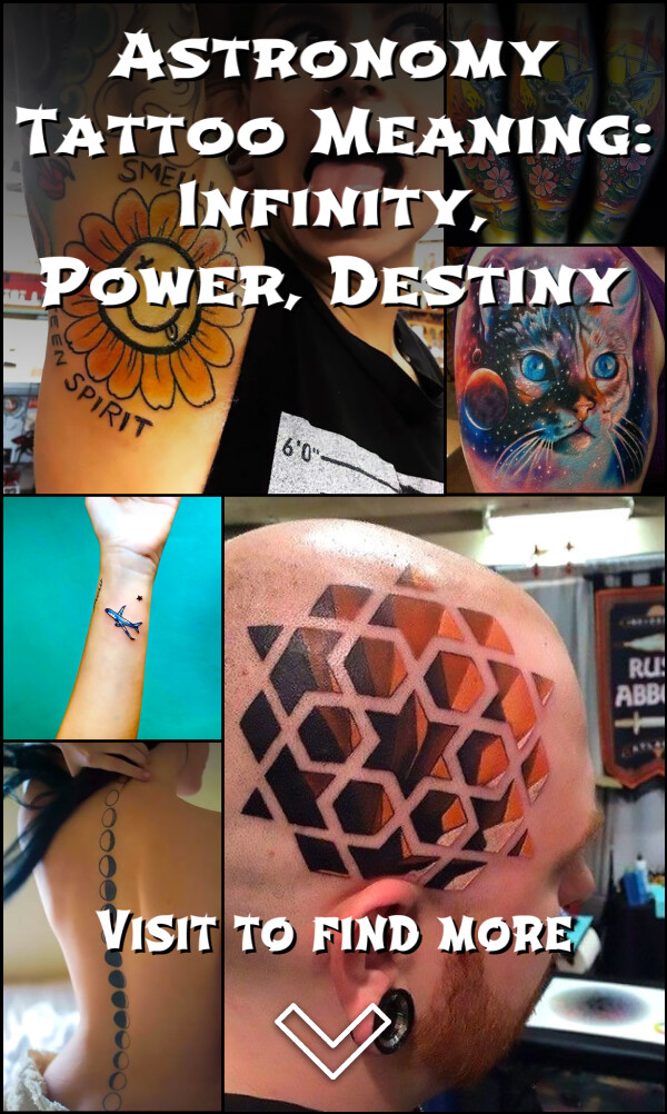 Astronomy Tattoo Meaning: Infinity, Power, Destiny