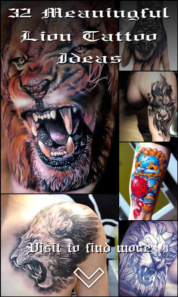 32 Meaningful Lion Tattoo Ideas