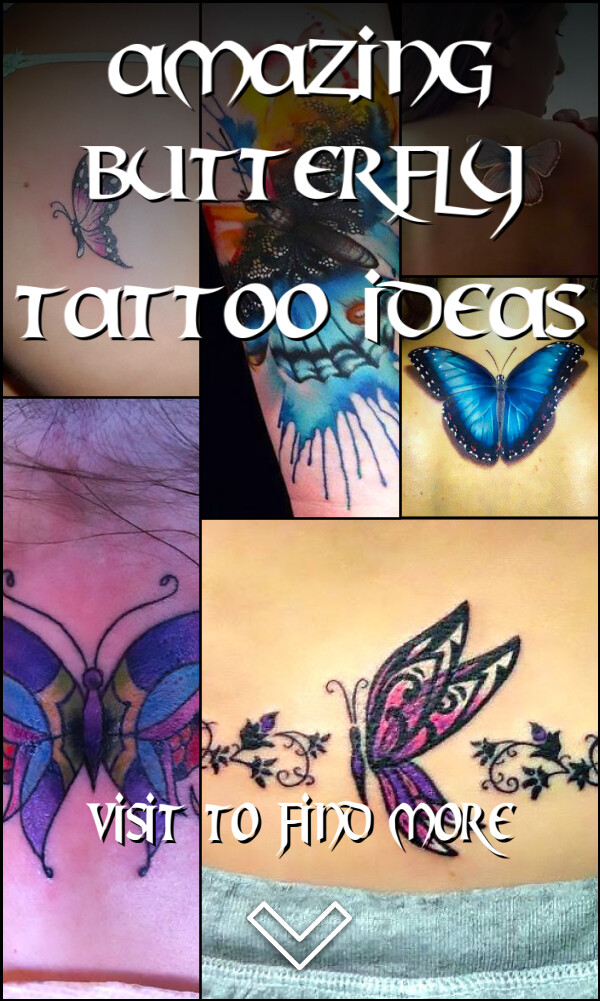 Amazing Butterfly Tattoo Ideas