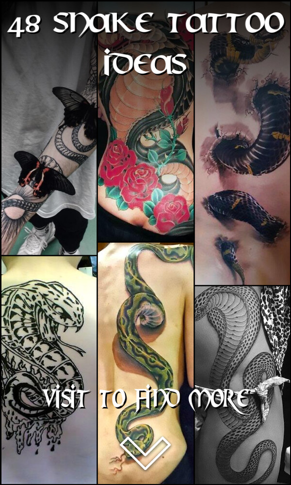 48 Snake Tattoo Ideas