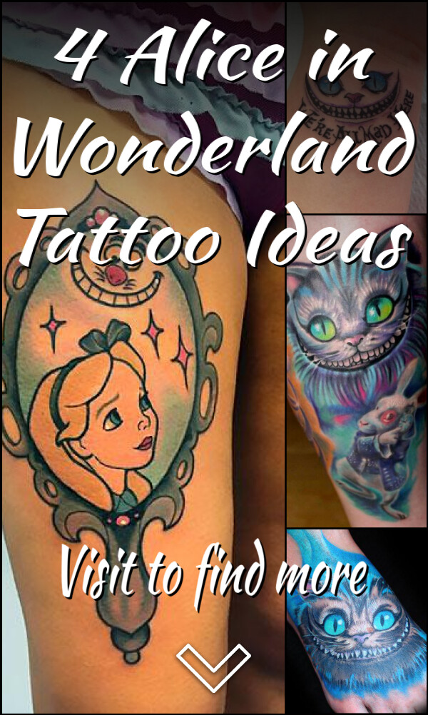 4 Alice in Wonderland Tattoo Ideas