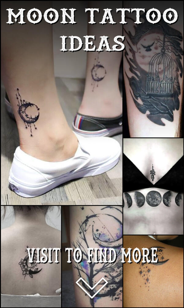 33 Moon Tattoo Ideas