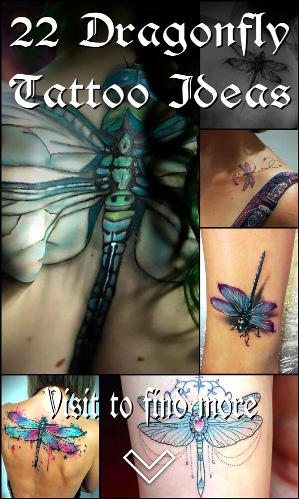 22 Dragonfly Tattoo Ideas