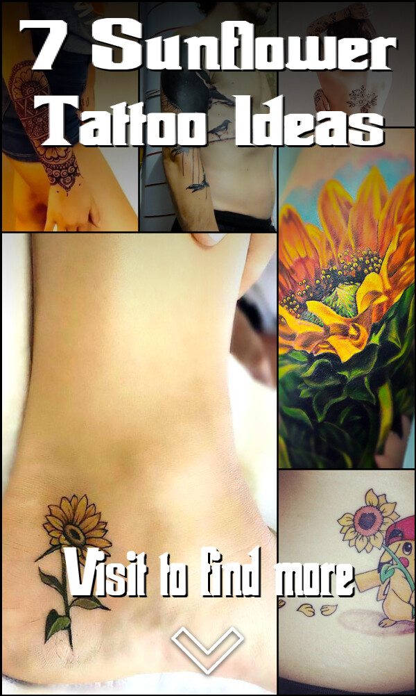 7 Sunflower Tattoo Ideas