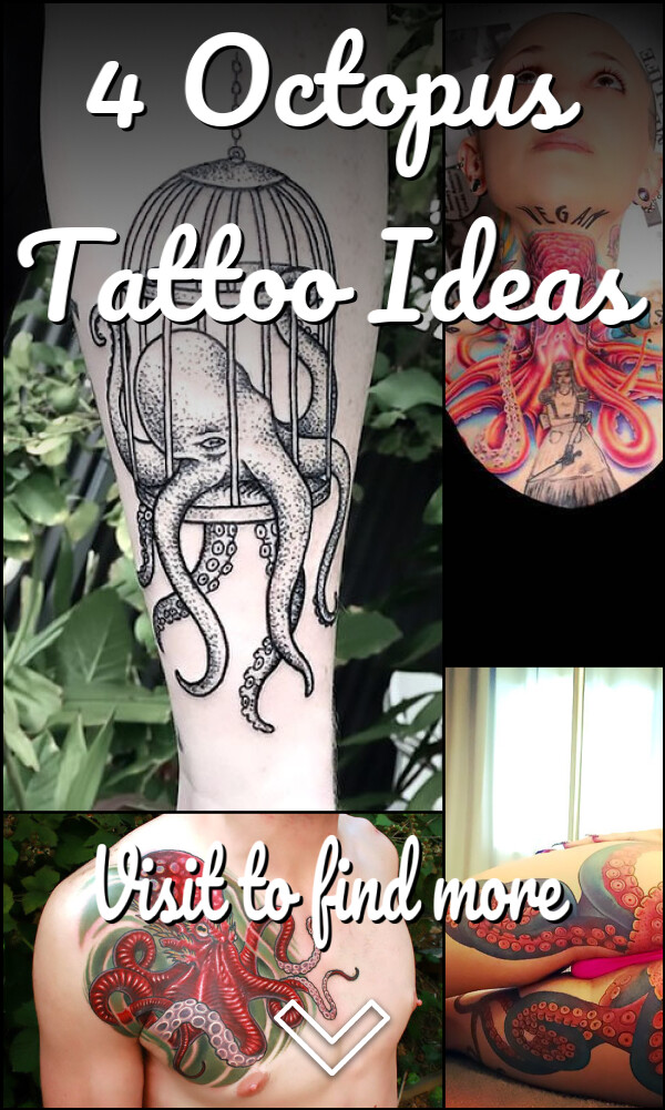 4 Octopus Tattoo Ideas