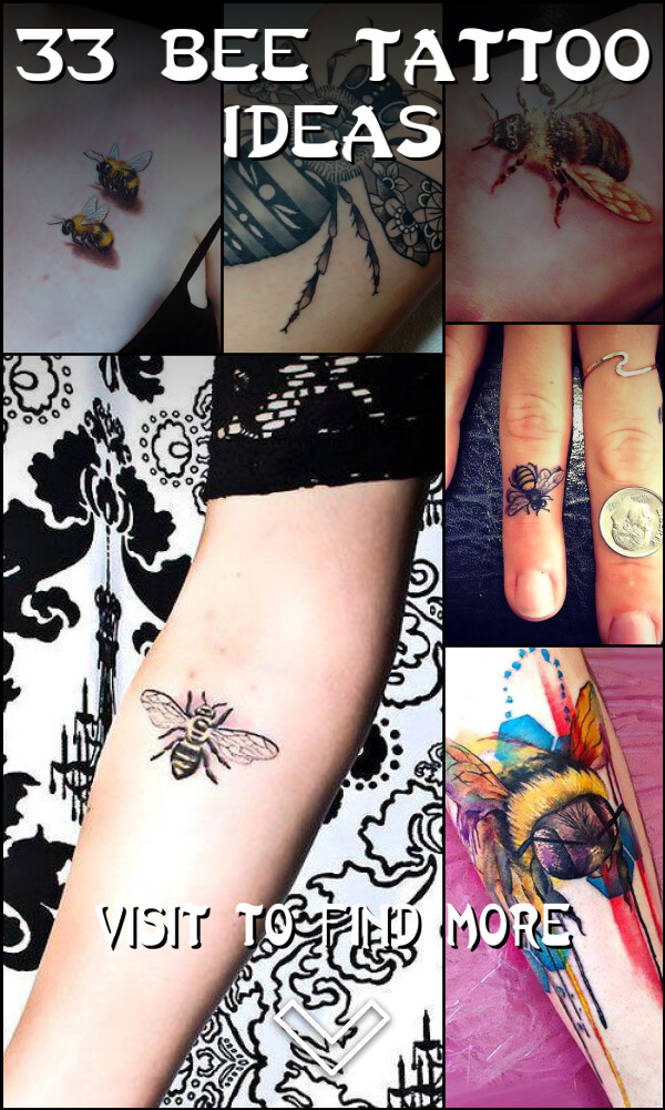 33 Bee Tattoo Ideas