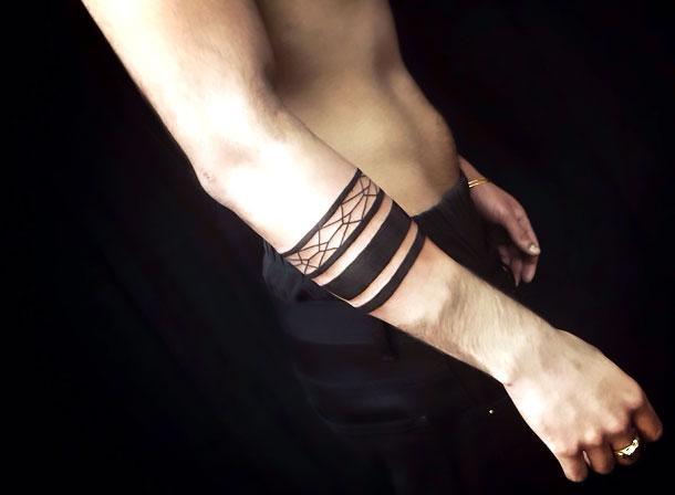 Black Armband Tattoo Idea