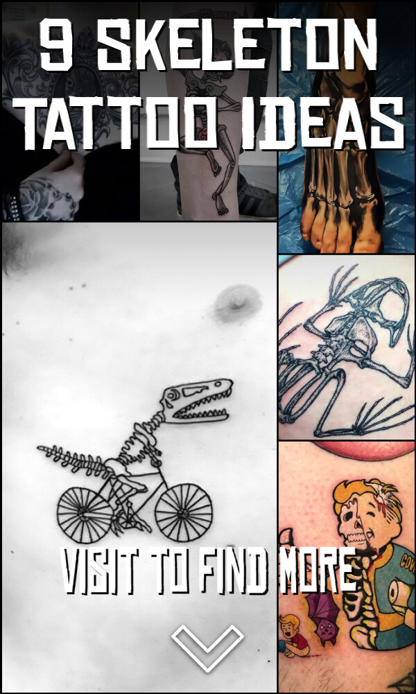 9 Skeleton Tattoo Ideas