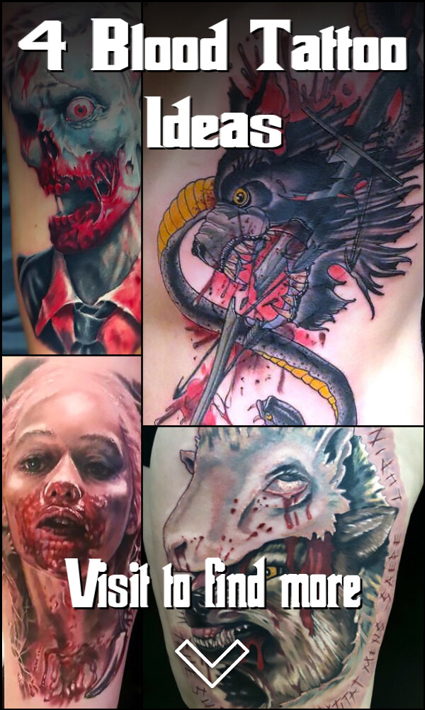 4 Blood Tattoo Ideas