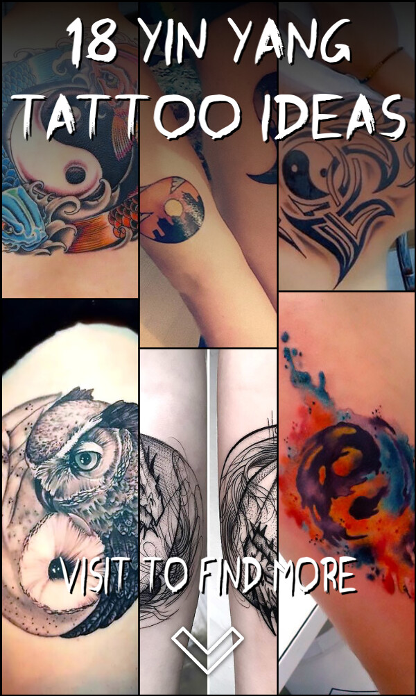 18 Yin Yang Tattoo Ideas