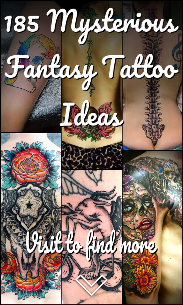 185 Mysterious Fantasy Tattoo Ideas