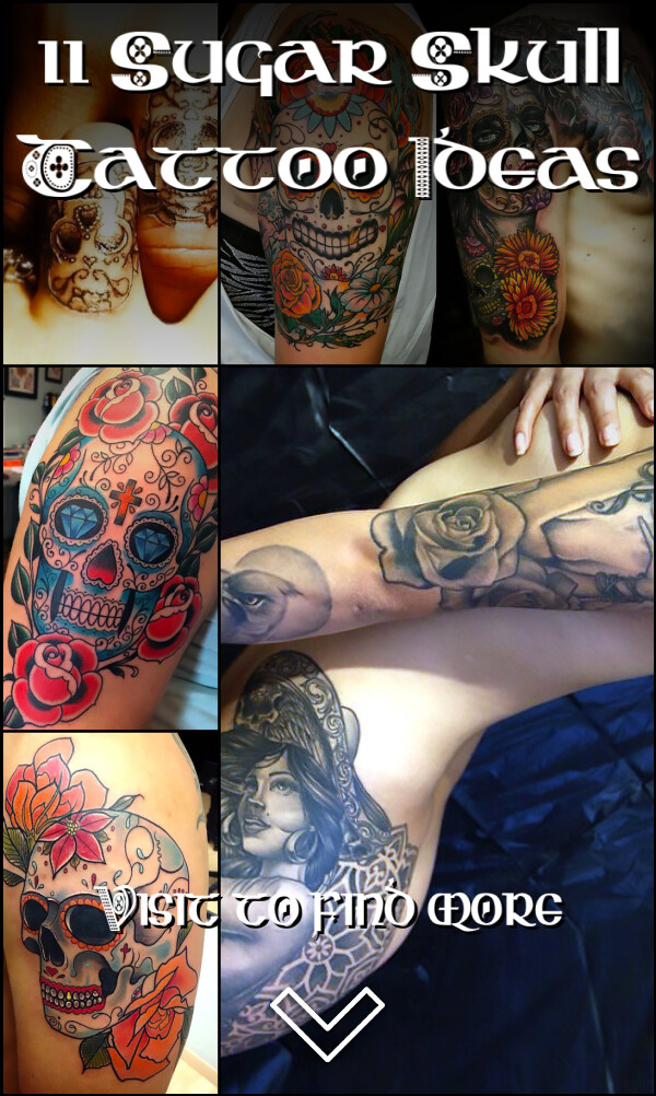 11 Sugar Skull Tattoo Ideas