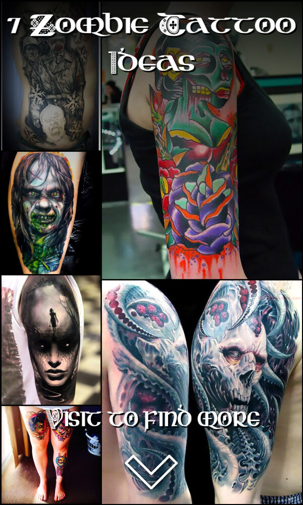 7 Zombie Tattoo Ideas