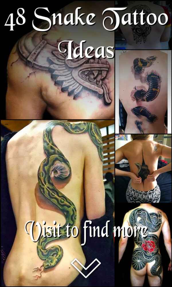 48 Snake Tattoo Ideas