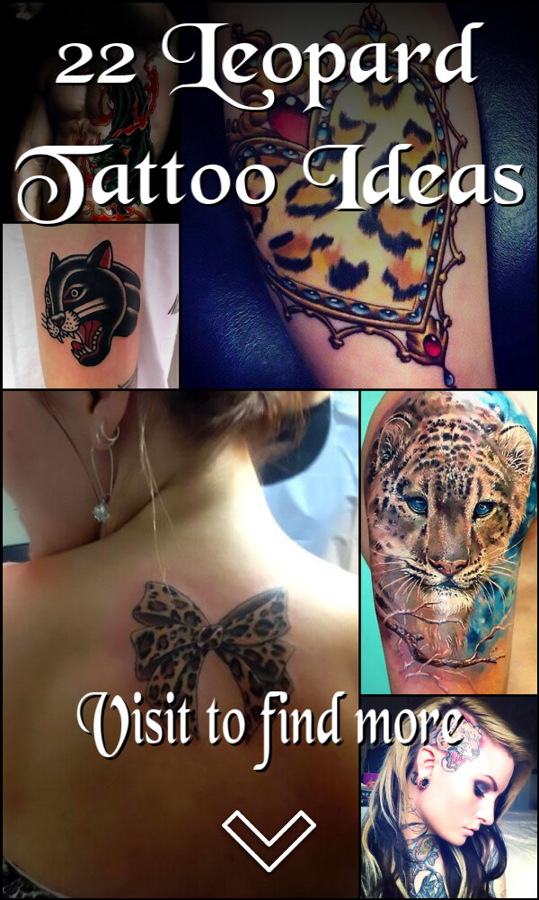 22 Leopard Tattoo Ideas