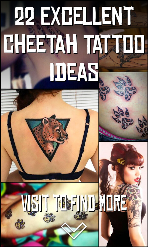 22 Excellent Cheetah Tattoo Ideas