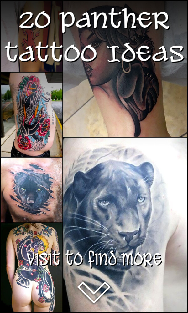 20 Panther Tattoo Ideas