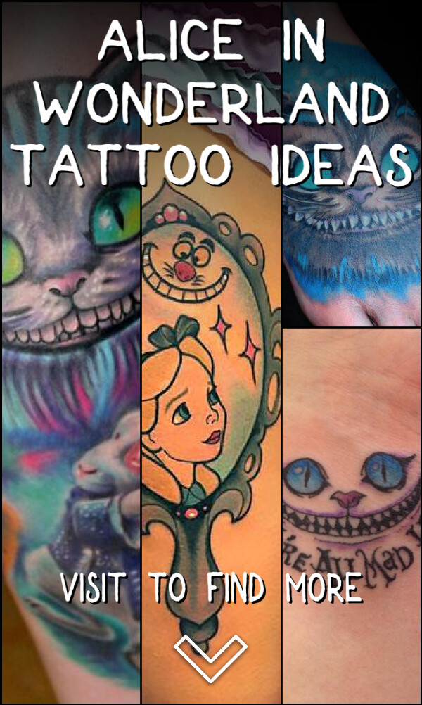 4 Alice in Wonderland Tattoo Ideas