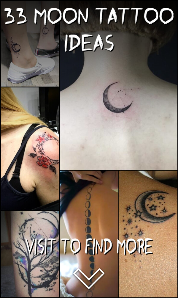 33 Moon Tattoo Ideas