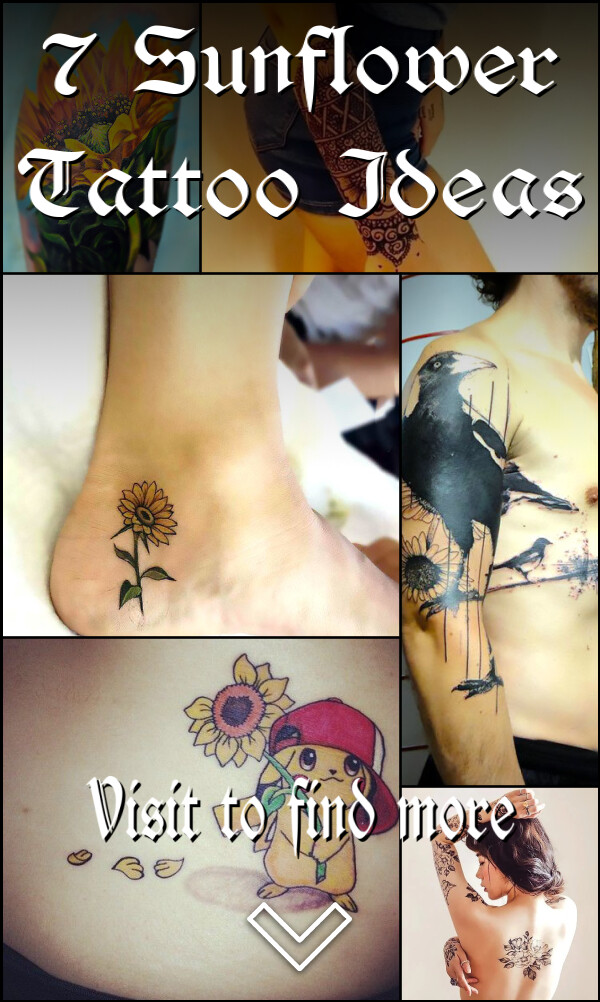 7 Sunflower Tattoo Ideas