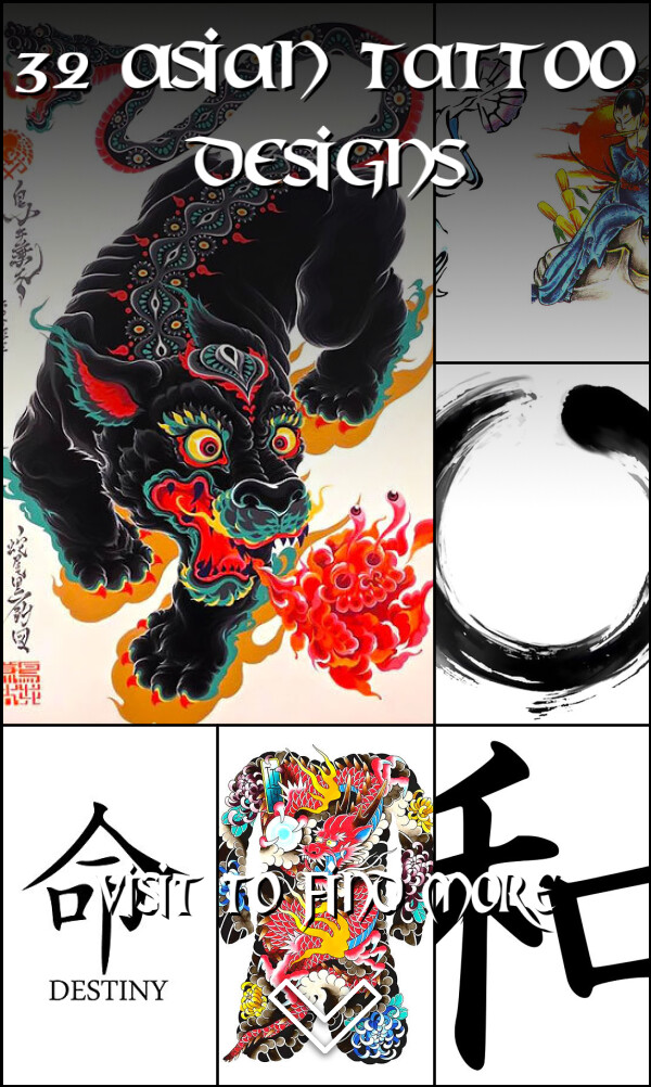 32 Asian Tattoo Designs