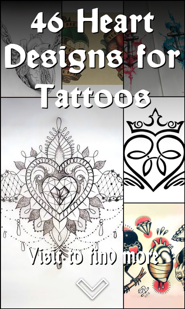 46 Heart Designs for Tattoos 