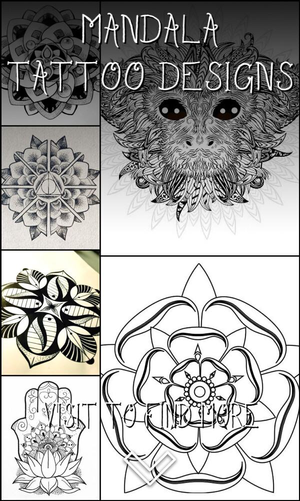 12 Mandala Tattoo Designs