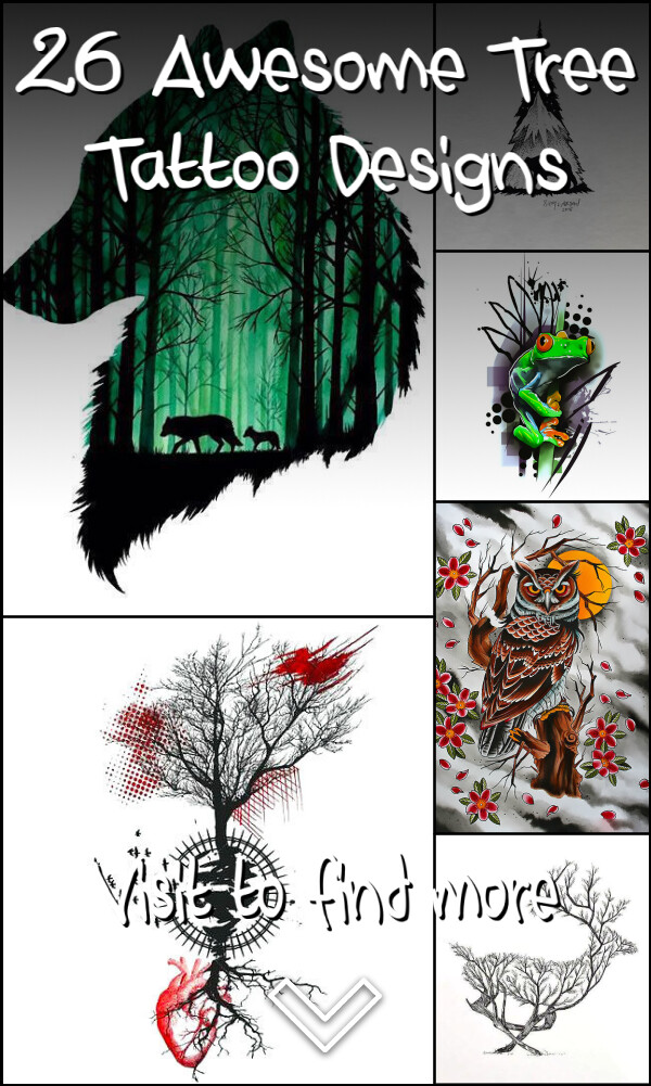 26 Awesome Tree Tattoo Designs