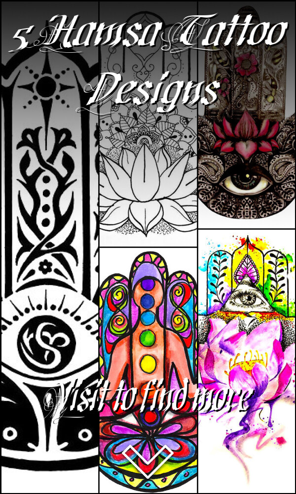 5 Hamsa Tattoo Designs