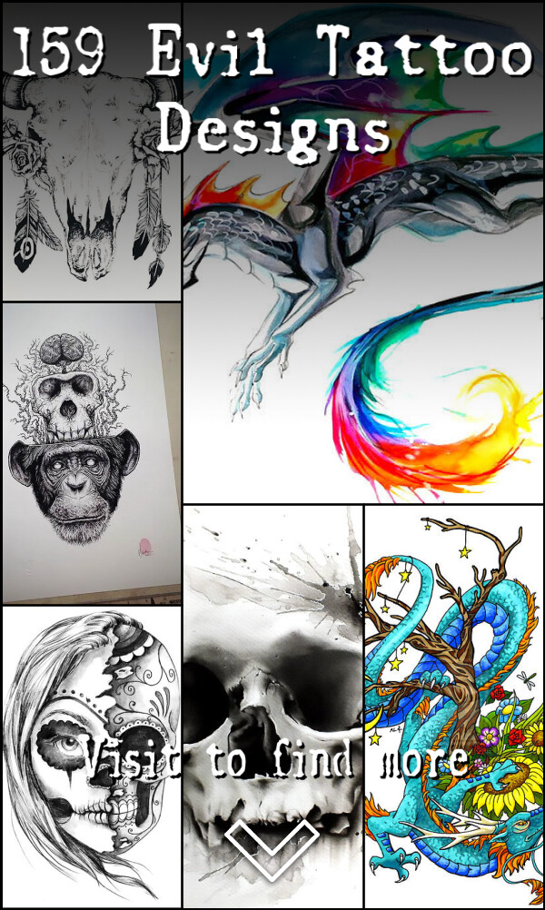 159 Evil Tattoo Designs